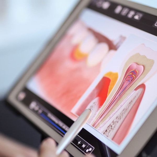 Gesundes Zahnfleisch für ein schönes Lächeln.